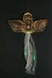 Black and Gold Angel Ornament (Open Wing)